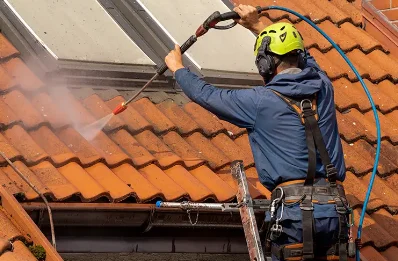 Démoussage et hydrofuge de toiture à Labretonie